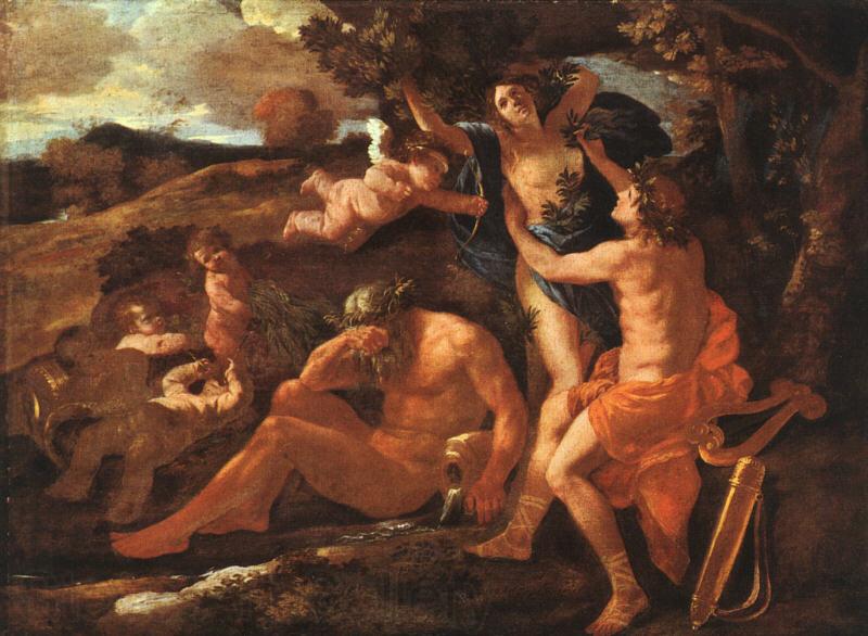 Nicolas Poussin Apollo and Daphne Spain oil painting art
